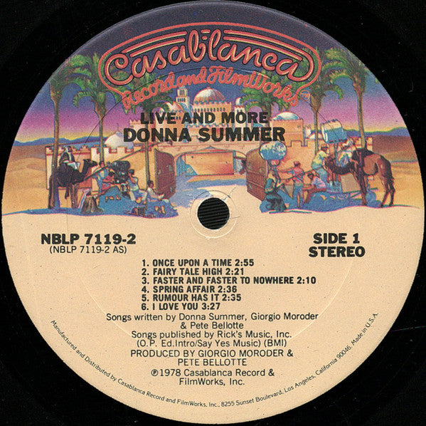 Donna Summer - Live And More