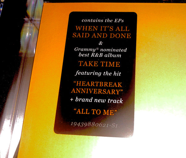 When It's All Said And Done... Take Time