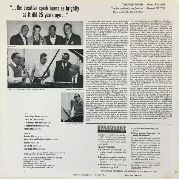 The Benny Goodman Quartet - Together Again
