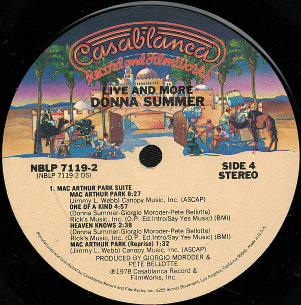 Donna Summer - Live And More