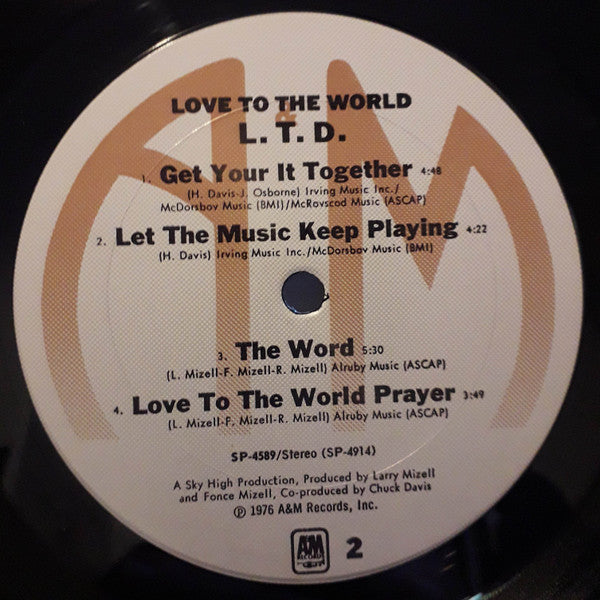 L.T.D. - Love To The World