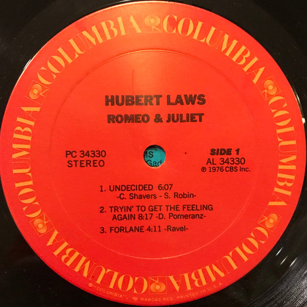 Hubert Laws - Romeo & Juliet