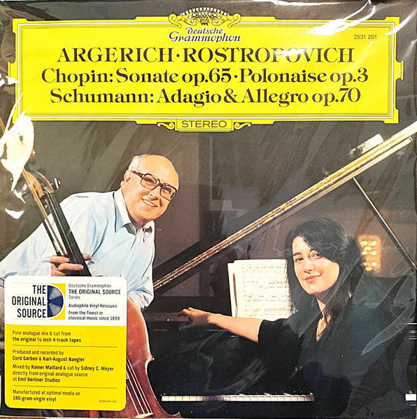 Martha Argerich - Sonate Op. 65 · Polonaise Op. 3 / Adagio & Allegro Op. 70