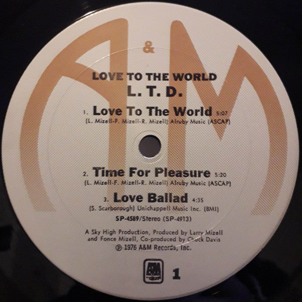 L.T.D. - Love To The World