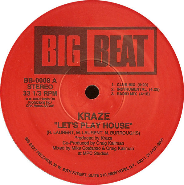 Kraze - Let's Play House