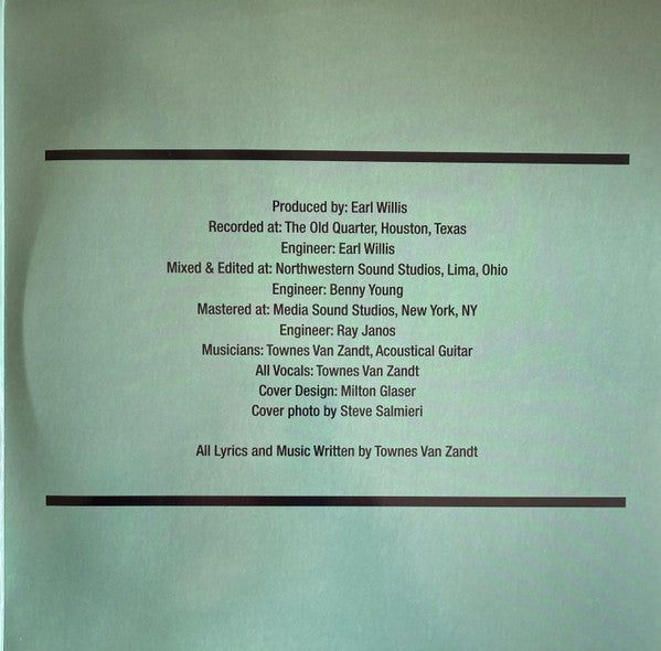Townes Van Zandt - Live At The Old Quarter, Houston, Texas