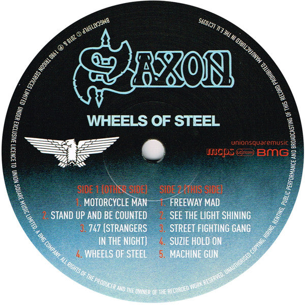 Saxon - Wheels Of Steel [Ltd. Ed. SWIRL VINYL]