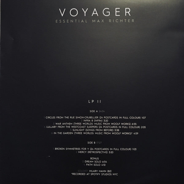 Voyager: Essential Max Richter