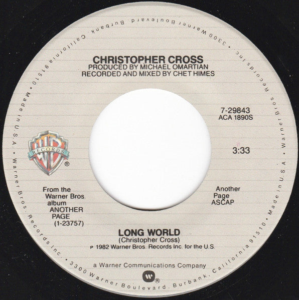 Christopher Cross - All Right