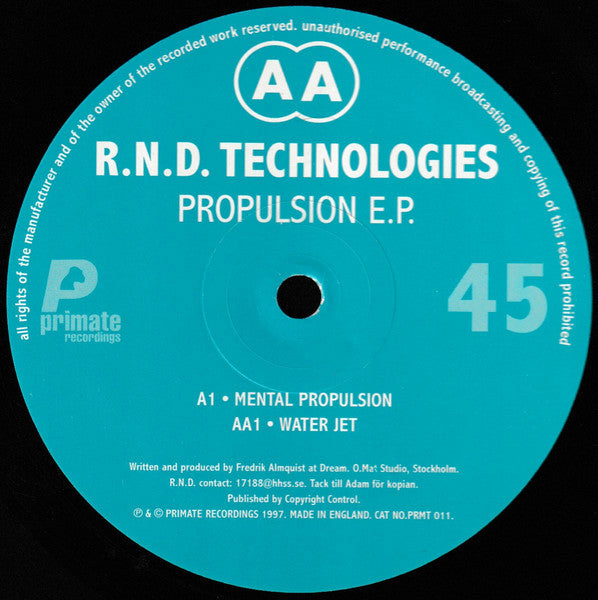 R.N.D. Technologies - Propulsion E.P.