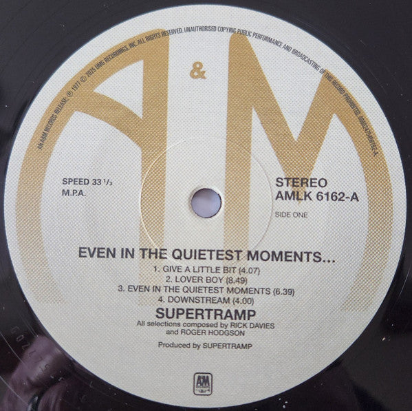 Supertramp - Even In The Quietest Moments...