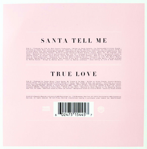 Ariana Grande - Santa Tell Me