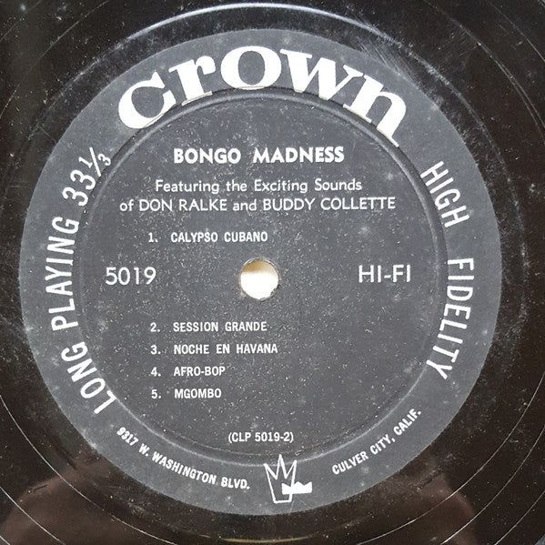 Bongo Madness - Exciting Sounds Presented By Don Ralke