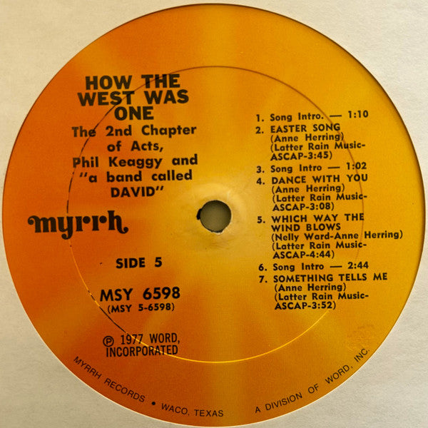 2nd Chapter Of Acts - How The West Was One