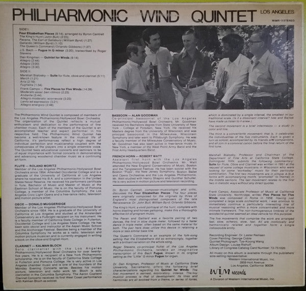 Philharmonic Wind Quintet - Los Angeles