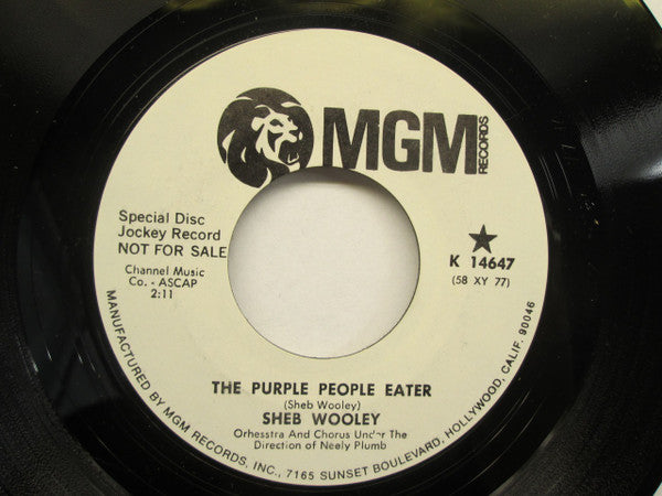 The Purple People Eater / I Cannot Believe You're Mine