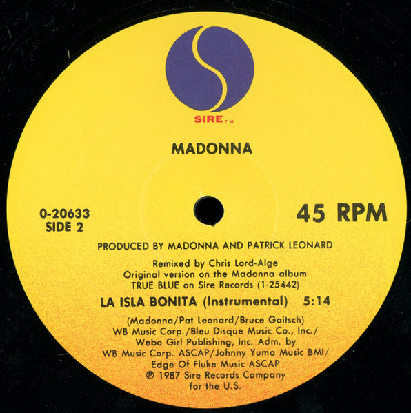 Madonna - La Isla Bonita