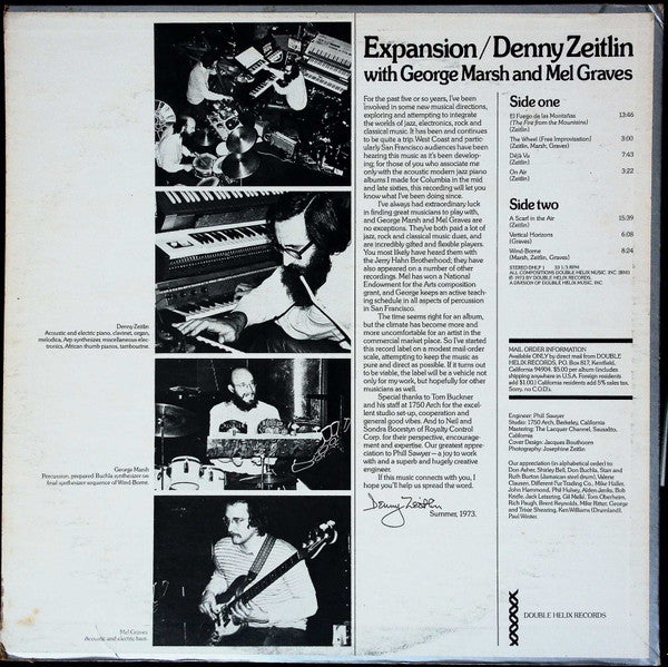 Denny Zeitlin - Expansion