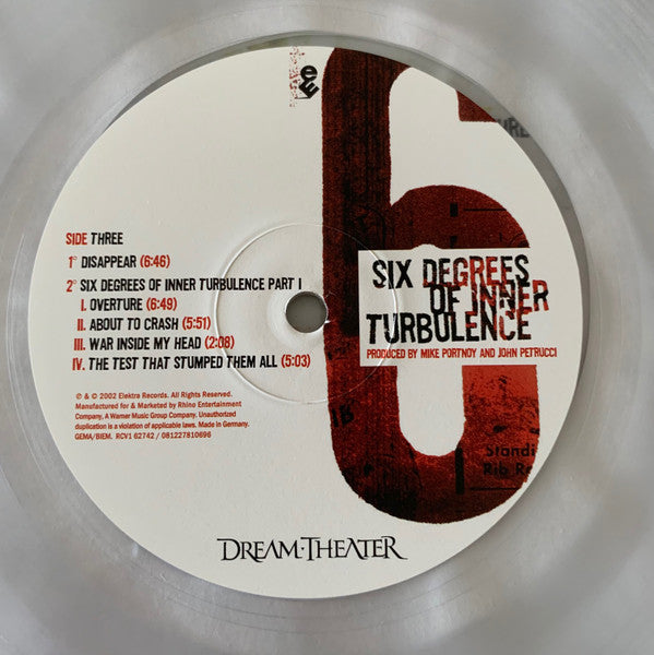 Dream Theater - Six Degrees Of Inner Turbulence [CLEAR VINYL]