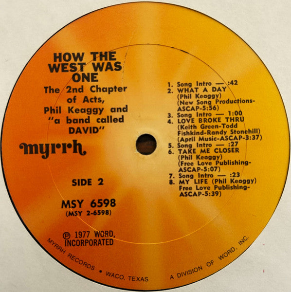 2nd Chapter Of Acts - How The West Was One