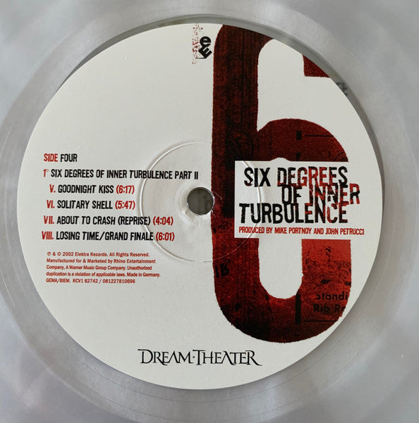 Dream Theater - Six Degrees Of Inner Turbulence [CLEAR VINYL]