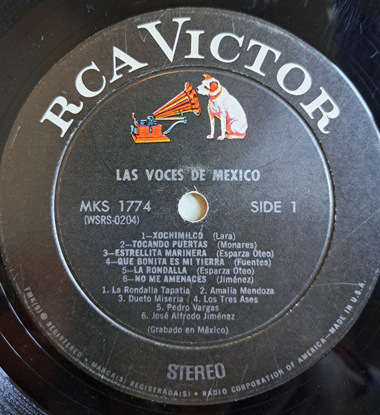Various - Las Voces De Mexico