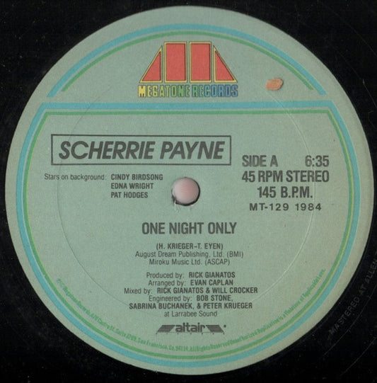 Scherrie Payne - One Night Only