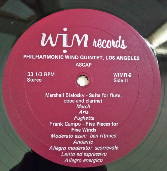 Philharmonic Wind Quintet - Los Angeles