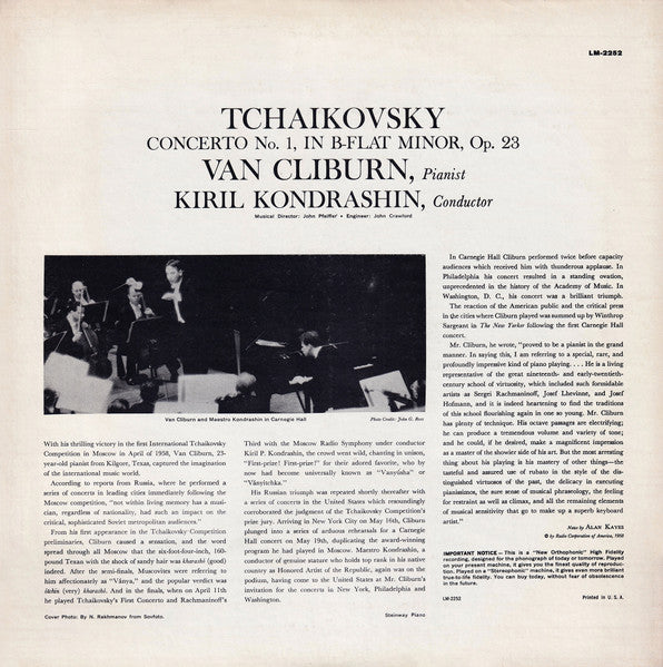 Pyotr Ilyich Tchaikovsky - Concerto No. 1