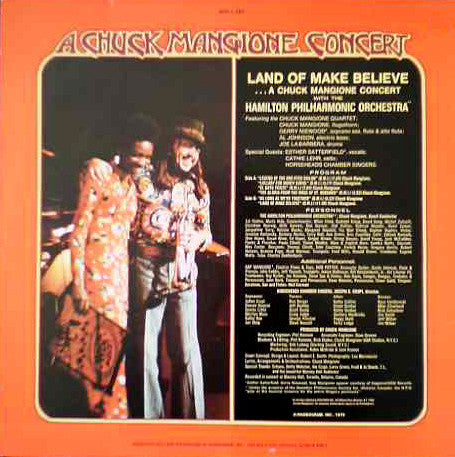 Chuck Mangione - A Chuck Mangione Concert • Land Of Make Believe