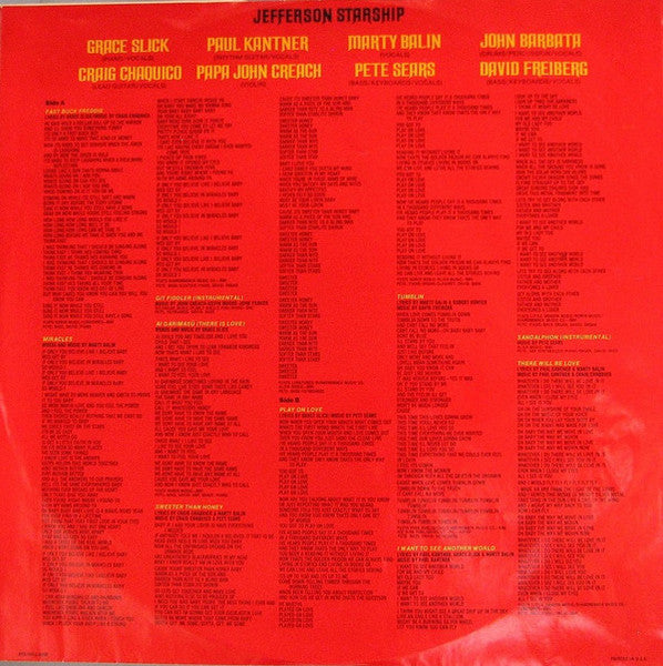 Jefferson Starship - Red Octopus