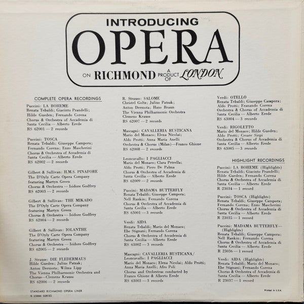 Gilbert & Sullivan - H.M.S. Pinafore / The Sorcerer "Highlights"