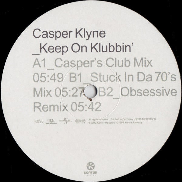 Casper Klyne - Keep On Klubbin'