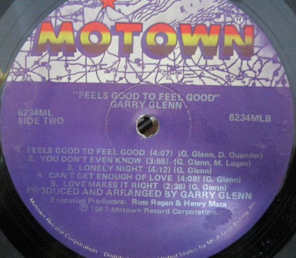 Garry Glenn - Feels Good To Feel Good