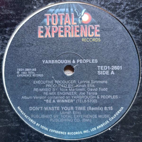 Yarbrough & Peoples - Don't Waste Your Time