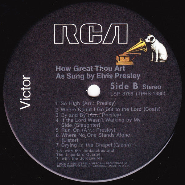 Elvis Presley - How Great Thou Art