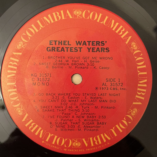 Ethel Waters' Greatest Years