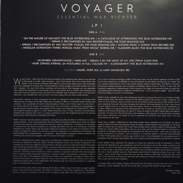 Voyager: Essential Max Richter