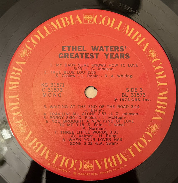 Ethel Waters' Greatest Years