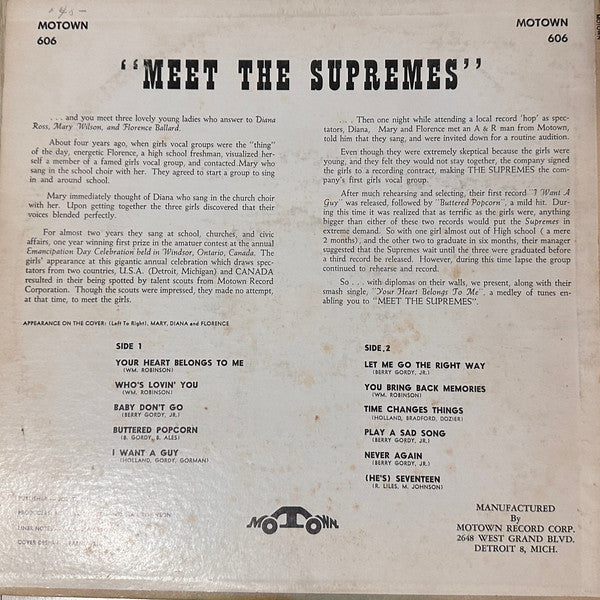 Meet The Supremes