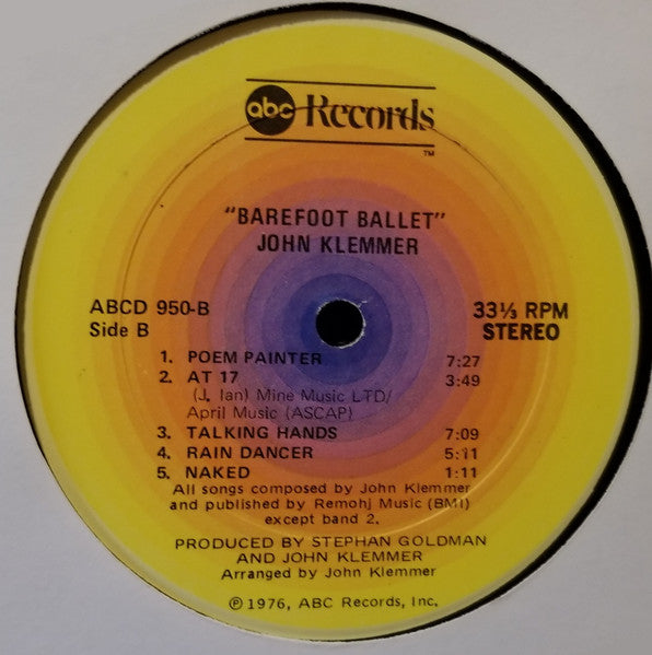 John Klemmer - Barefoot Ballet