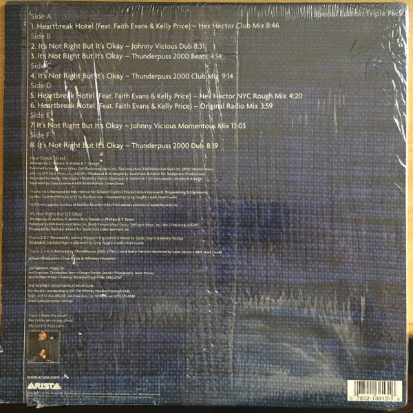 Whitney Houston - Heartbreak Hotel / It's Not Right But It's Okay (The Dance Mixes)