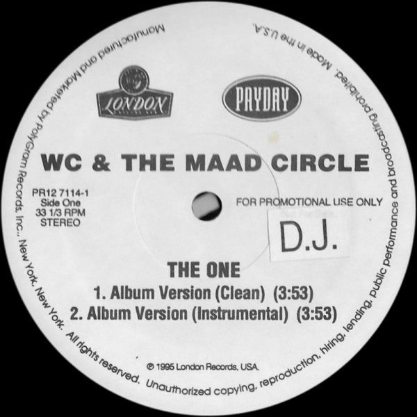 WC And The Maad Circle - The One