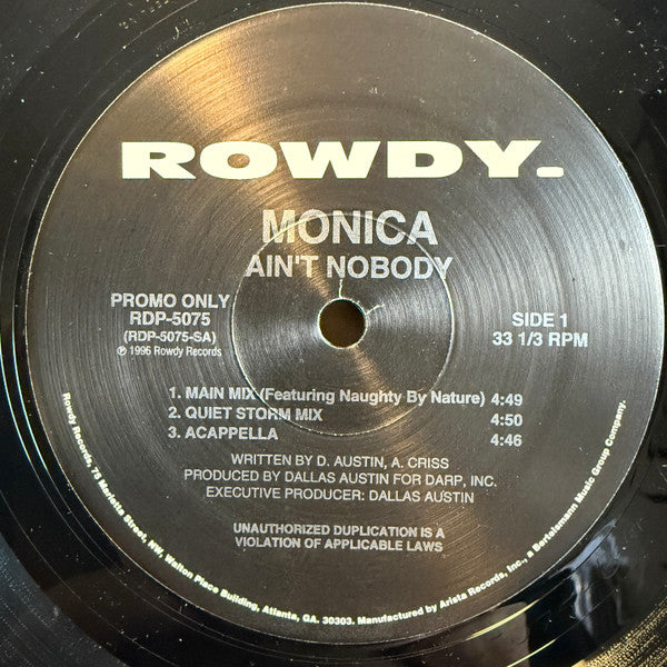 Monica - Ain't Nobody