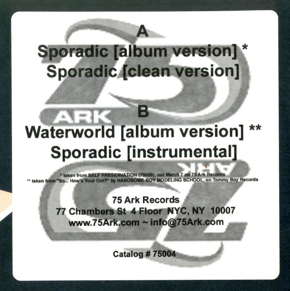 Encore - Sporadic / Waterworld