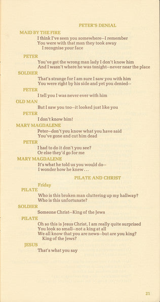 Andrew Lloyd Webber And Tim Rice - Jesus Christ Superstar
