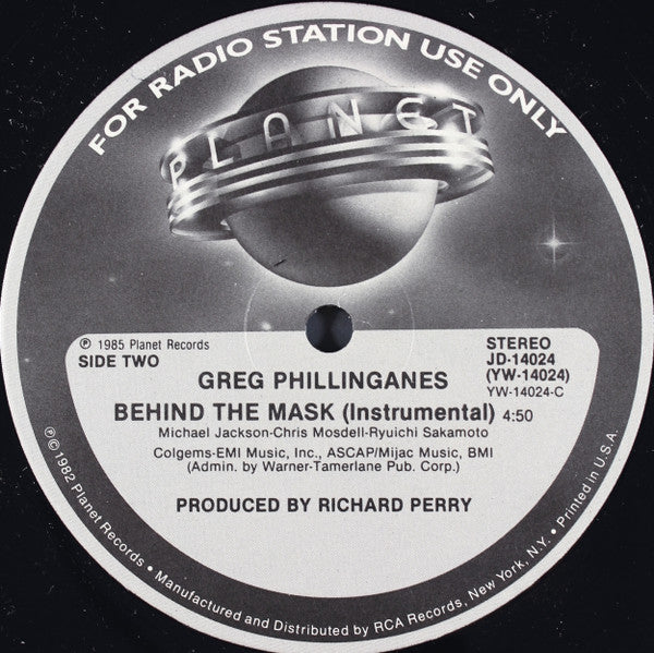 Greg Phillinganes - Behind The Mask