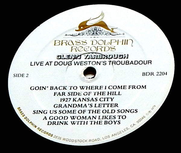 Glenn Yarbrough - Live At Doug Weston's Troubadour