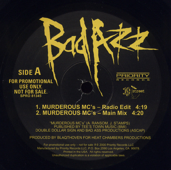 Bad Azz - Murderous MC's