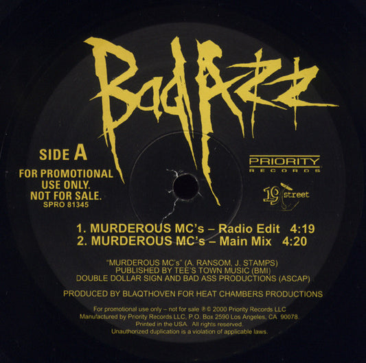 Bad Azz - Murderous MC's